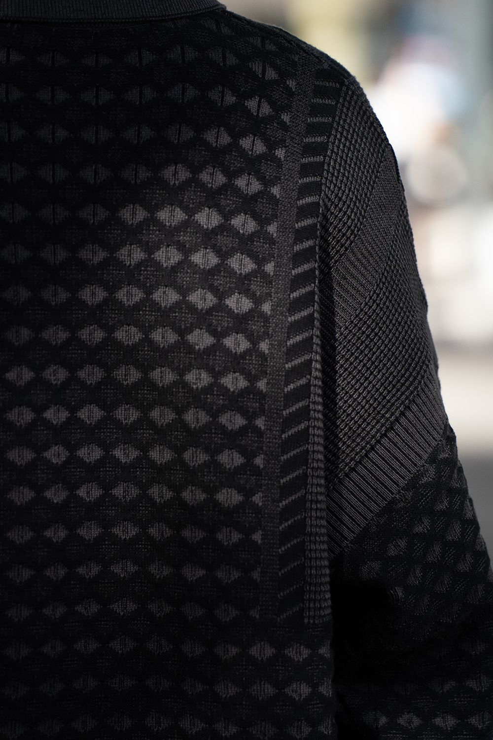 【25AW】Rikka Knit Polo(BLACK)