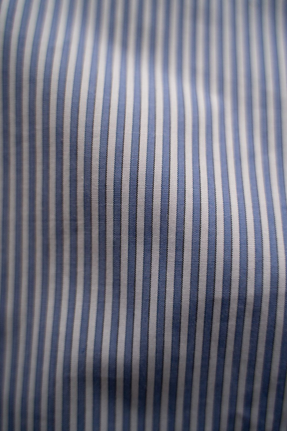 【ラスト1点】【24AW】ブロードレギュラーカラーシャツ(BLUE STRIPE)