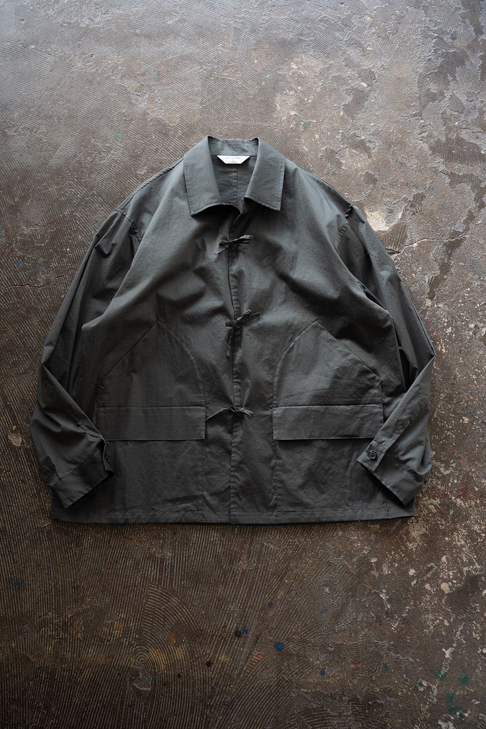 【26SS】コットンツイルシャツジャケット(BLUE CHARCOAL)