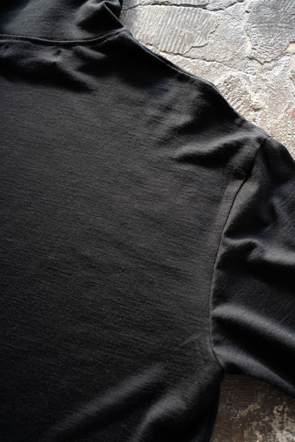 【ラスト1点】【23AW】Washable wool turtle(BLACK)