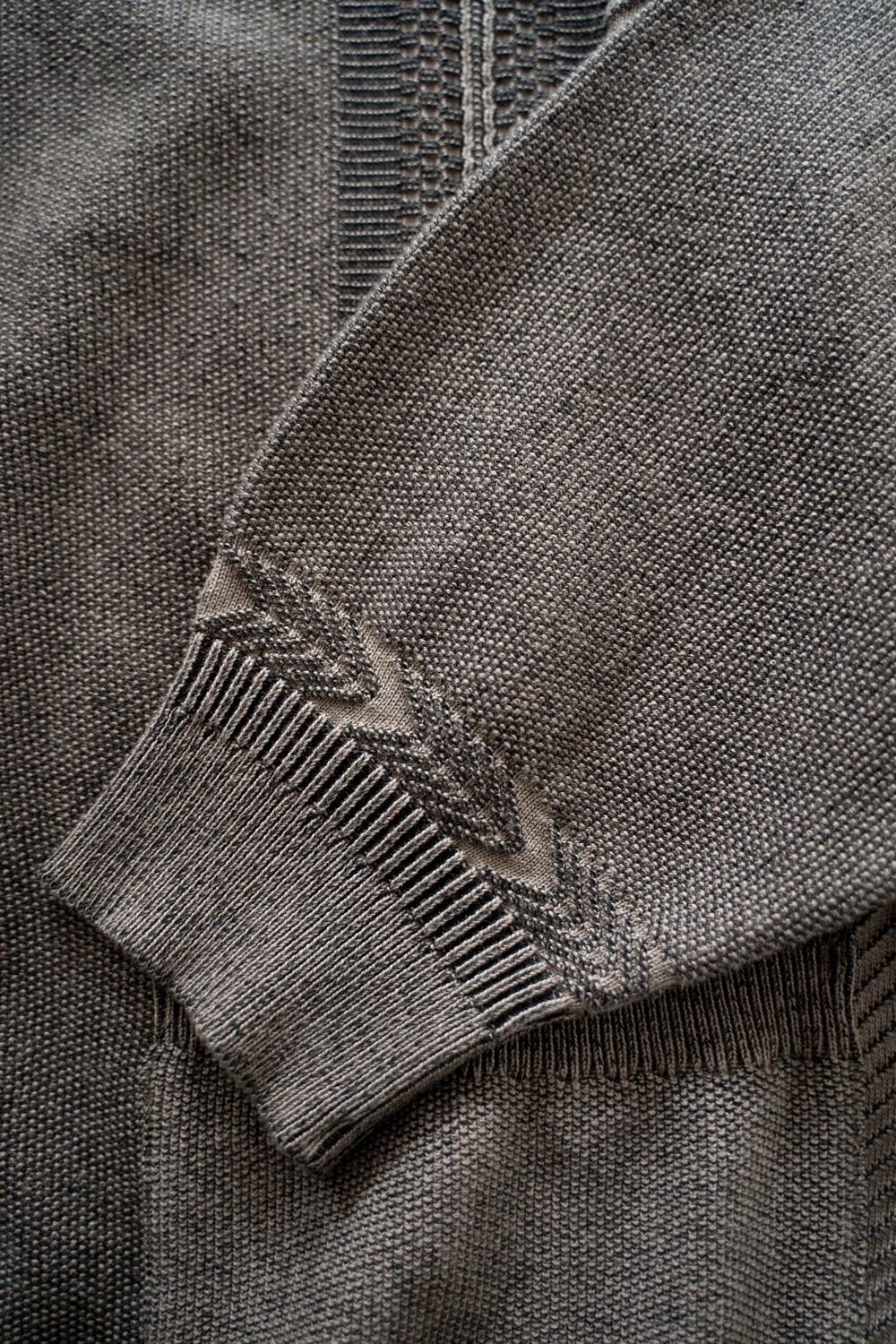【26SS】Kokuu Collar Cardigan(GREIGE)