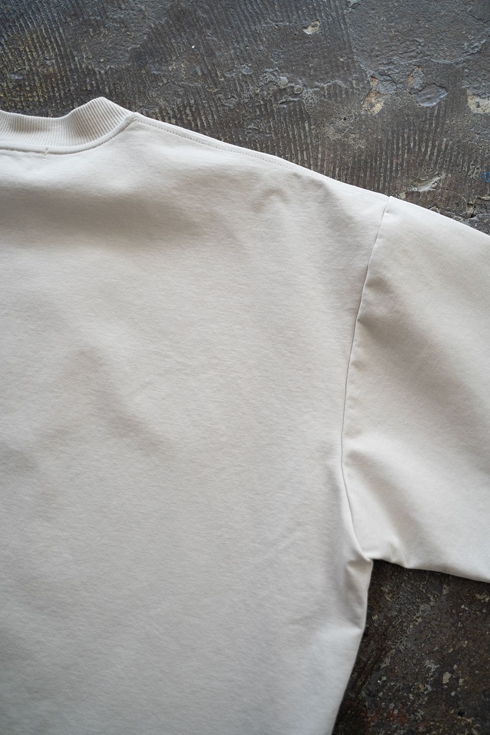 【ラスト1点】【24SS】Short Sleeve Draw Code Pull Over(OATMEAL)