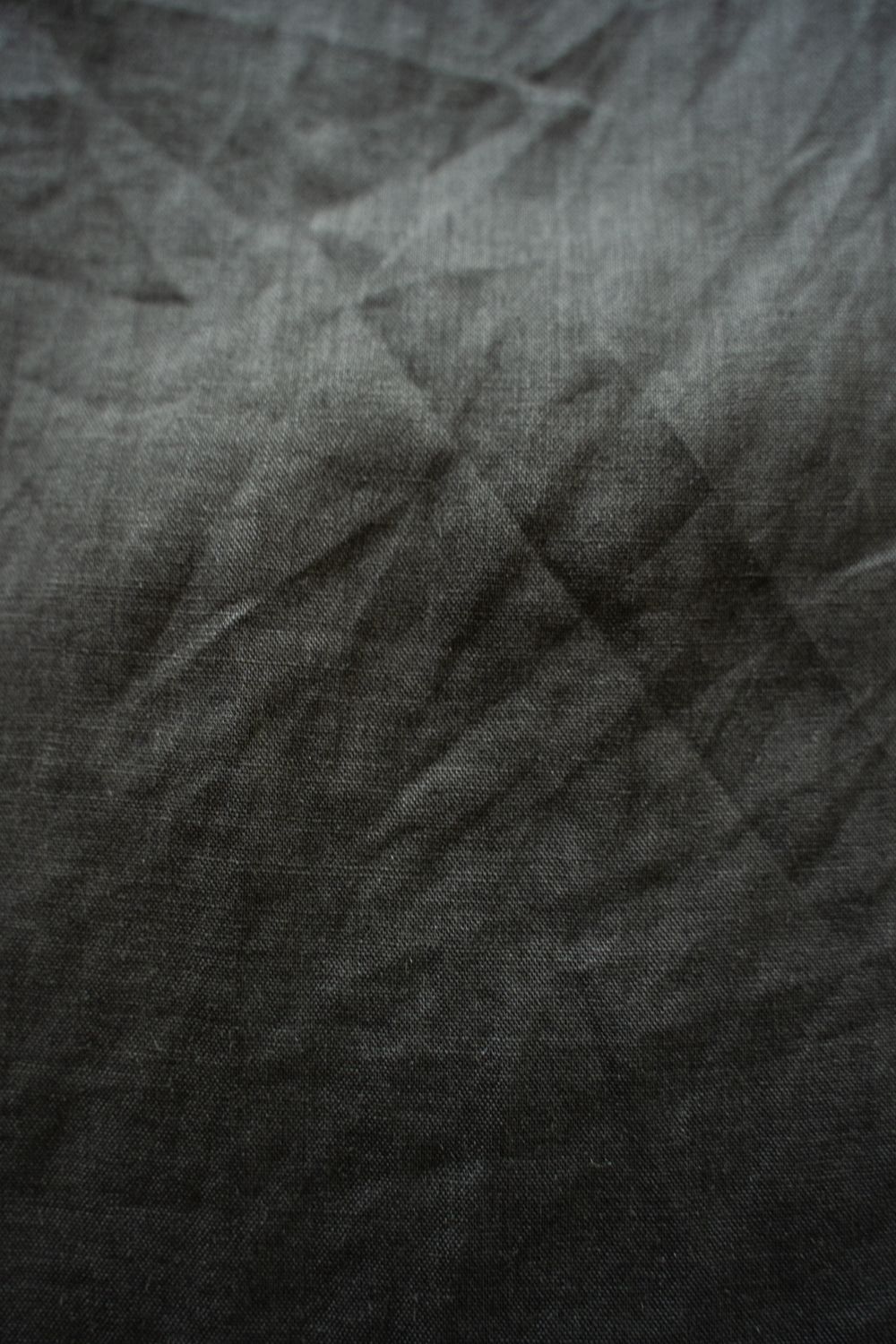 ラミーシルクシャツ(柿渋×墨)