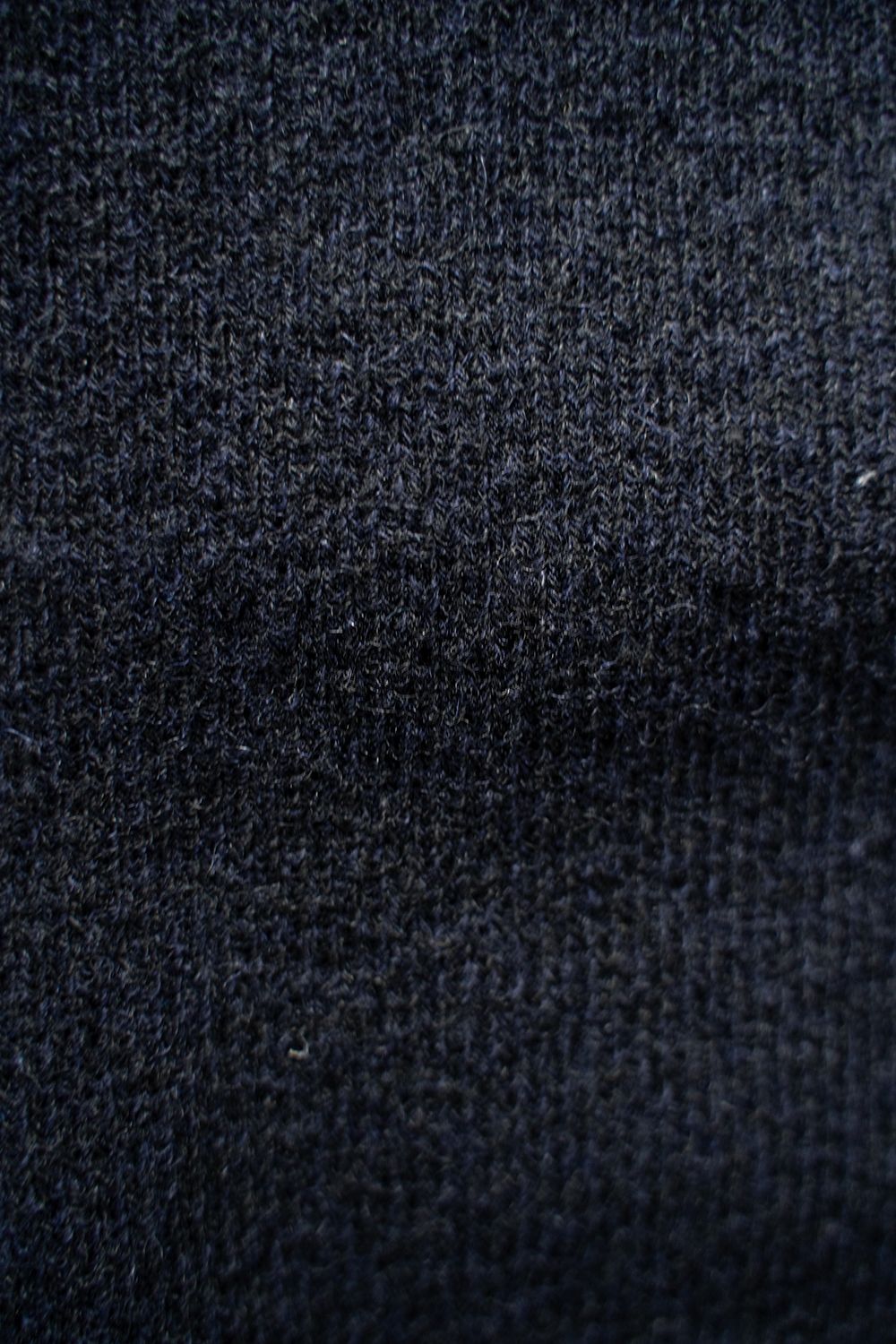 【ラスト1点】Hard twisted Shetlandwool GOB sweater(NAVY)