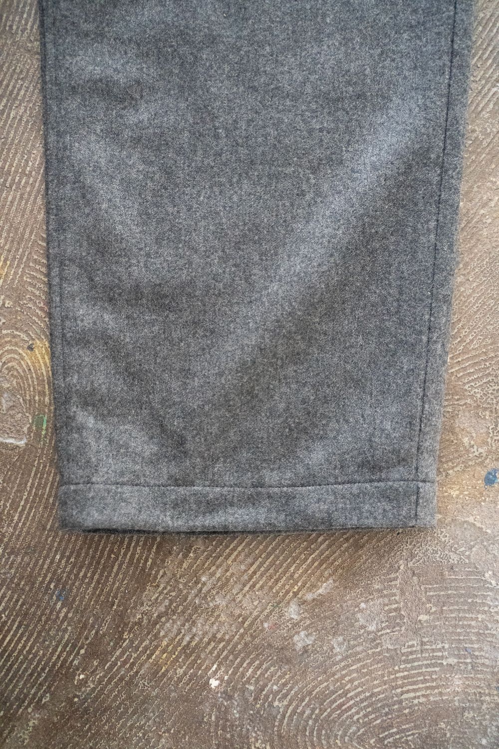 【ラスト1点】【22AW】ウールフラノイージーパンツ(GRAY)