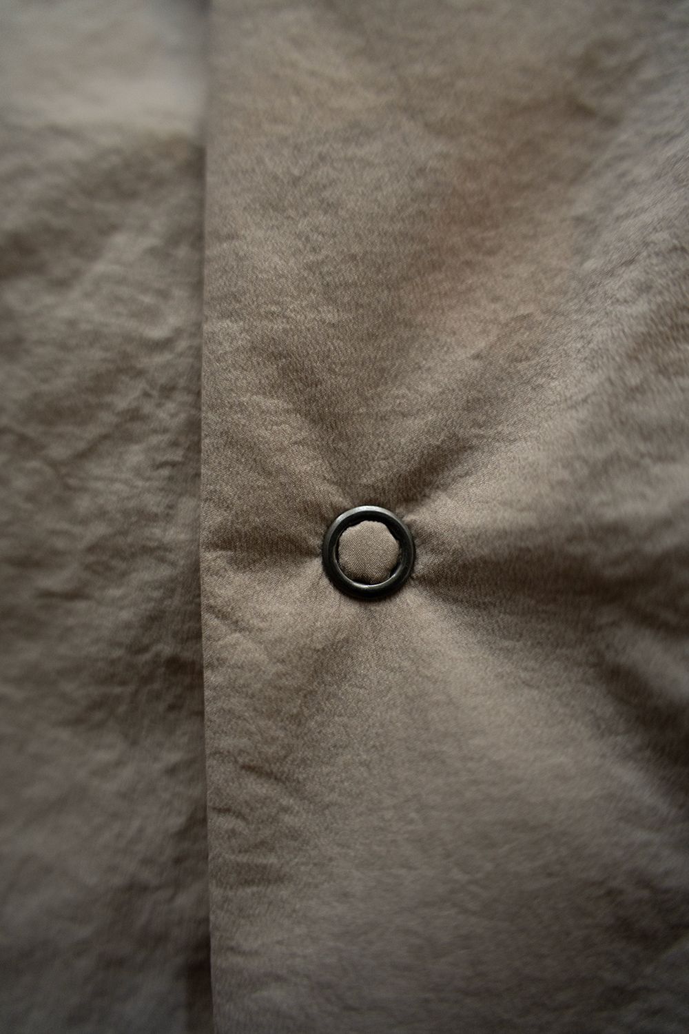 【25AW】シンサレートオープンカラーシャツブルゾン(GREIGE)