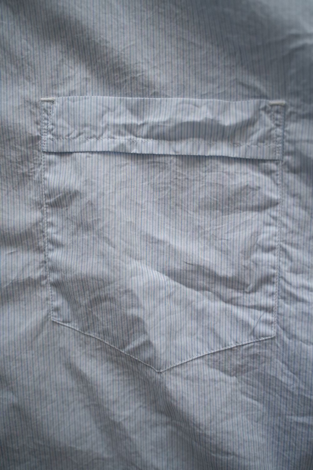 【ラスト1点】【24SS】Fine Cotton Tab Collar Shirt/ ファインコットンタブカラーシャツ(LIGHT BLUE)