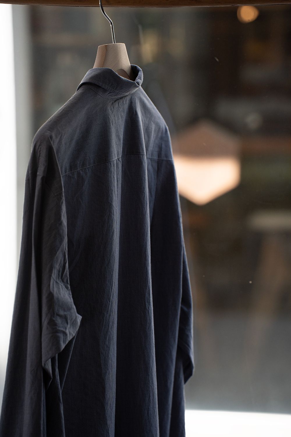 【ラスト1点】【26SS】Cotton Stripe Shirts(BLUE STRIPE)