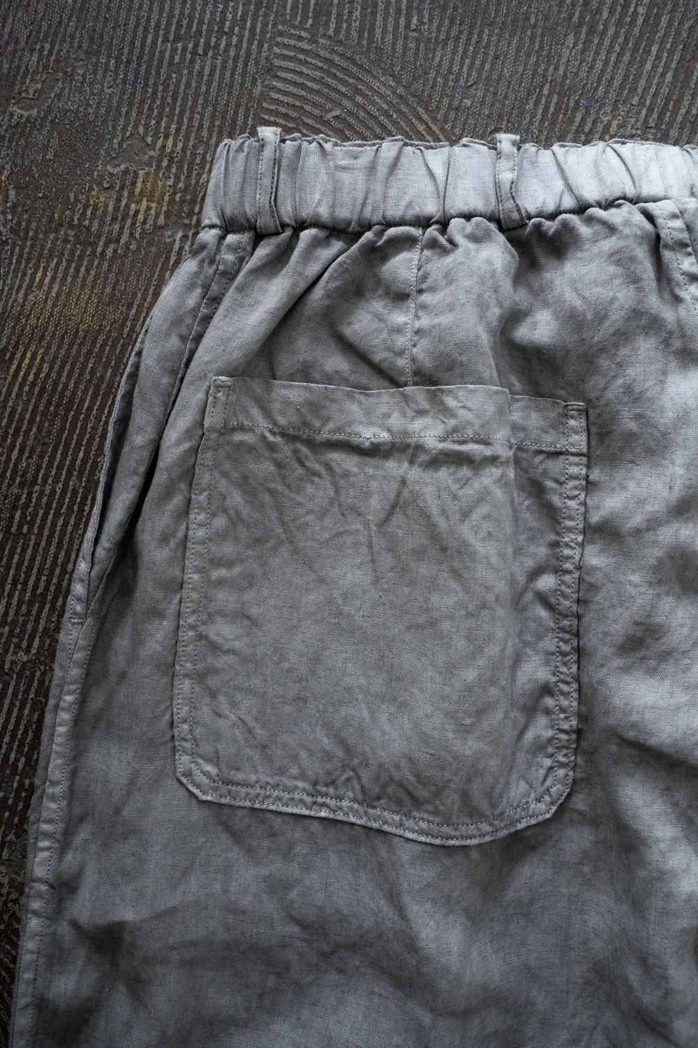 大麻ワイドパンツ(松煙)