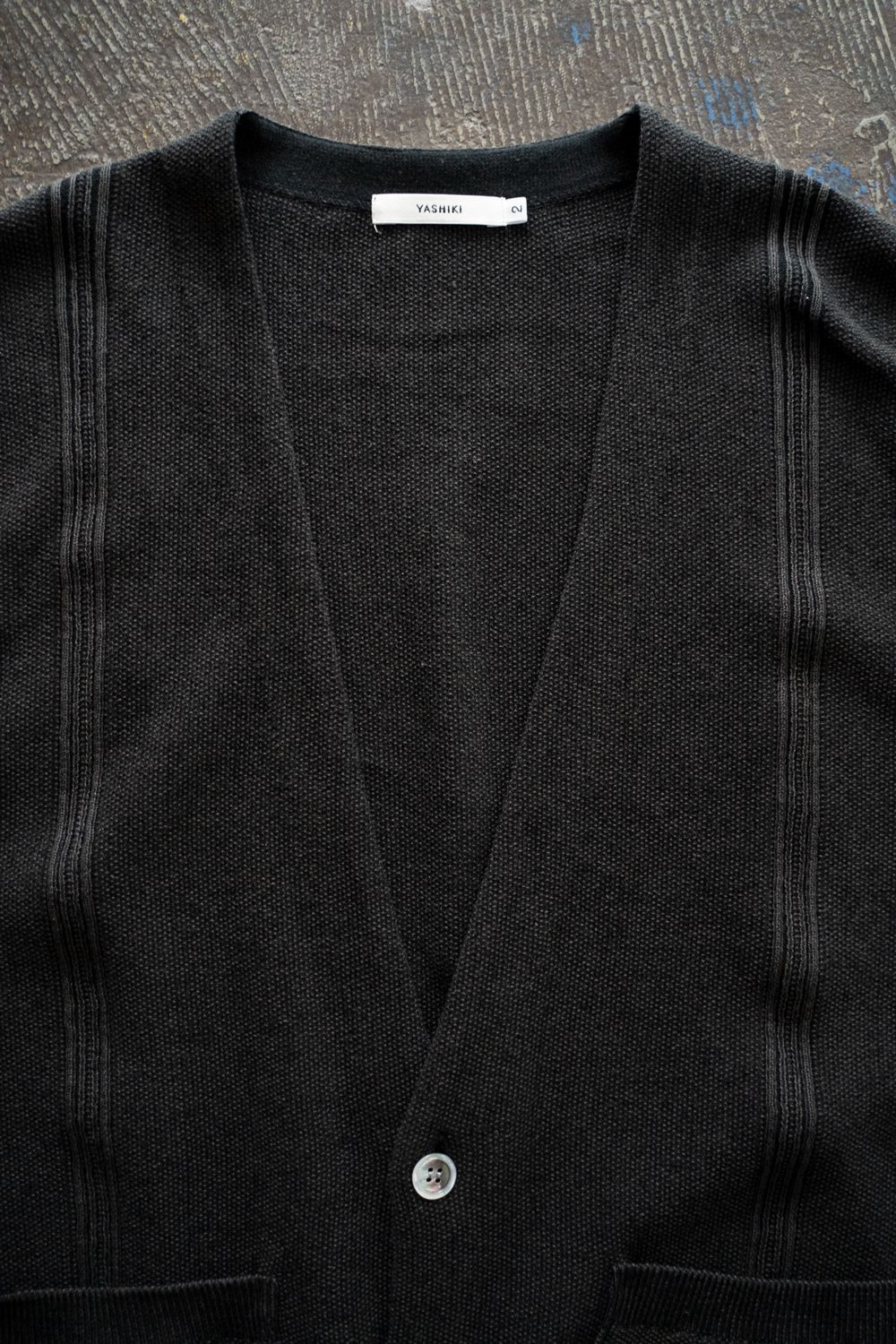 【26SS】Shirotsume V-neck Vest(BLACK)