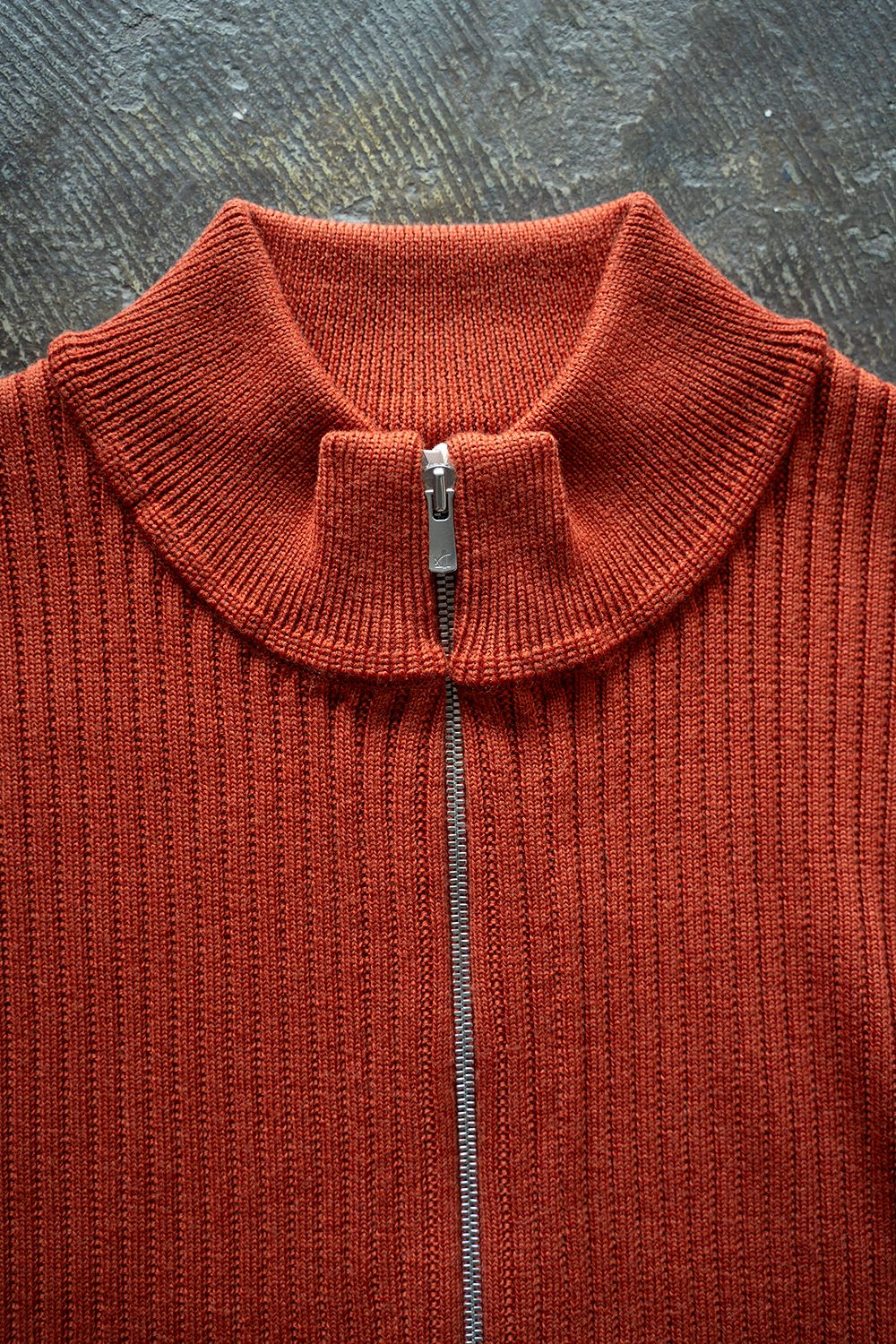 【ラスト1点】Mizore Drivers Knit Vest(ORANGE)