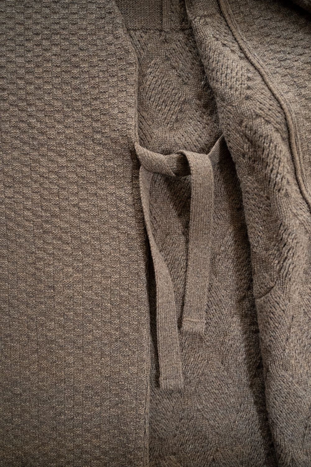【ラスト1点】【22AW】Hoko Knit Coat(MOCHA)