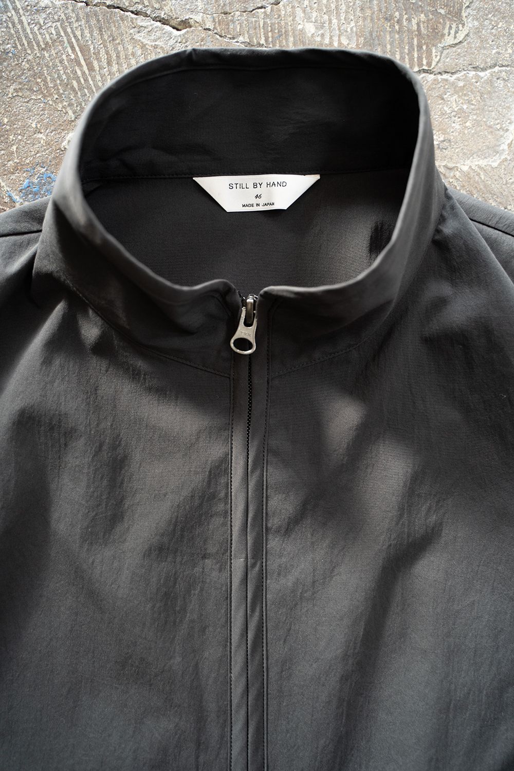 【ラスト1点】【25SS】撥水ポリエステルハイネックアノラック(CHARCOAL)