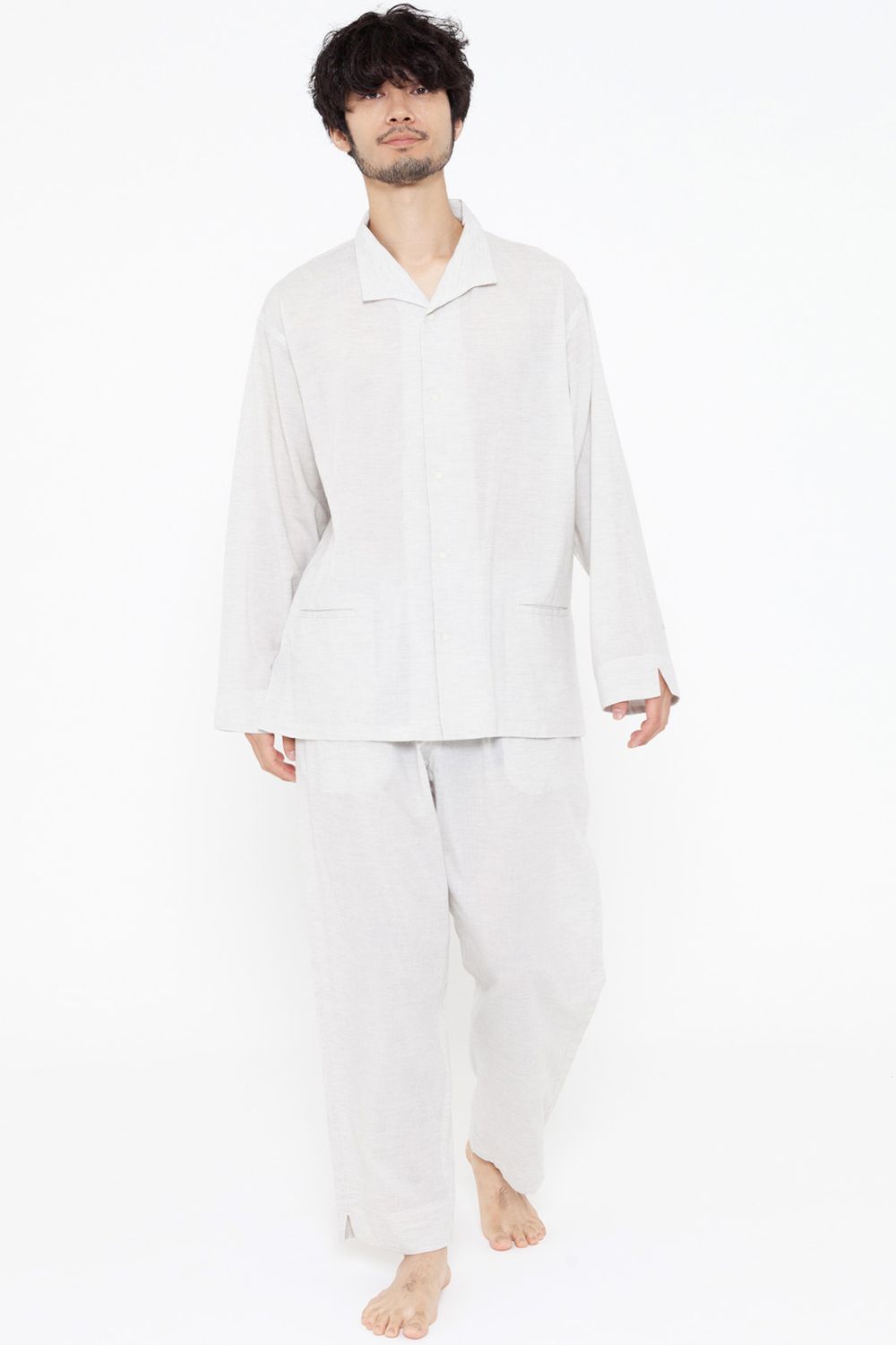 【ラスト1点】【23SS】"week"pajama【セットアップ】(LIGHT GRAY)