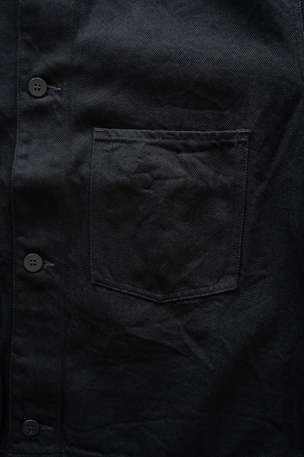 【26AW】12ozデニムブルゾン(BLACK)