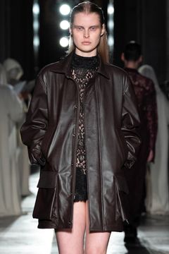 【ラスト1点】【24AW】Riding Leather Jacket/ライディングレザージャケット(BROWN)