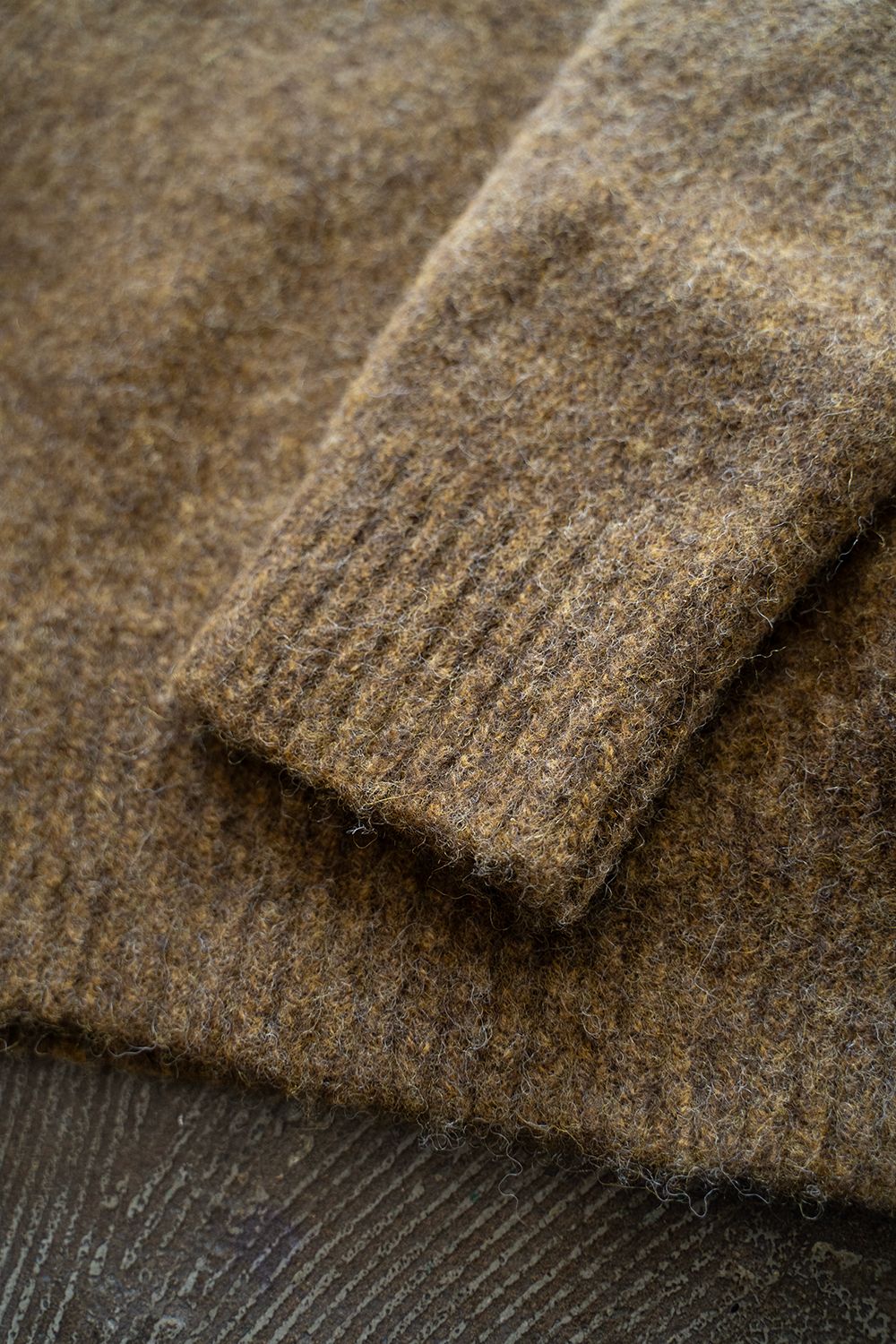 slopeslow - 【ラスト1点】brushed yak/Shetland wool hoodie balaclava(MARRON) |  Salty