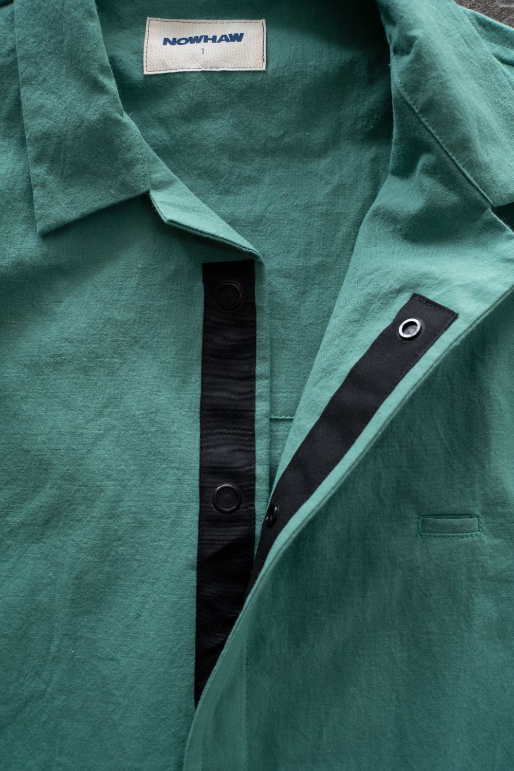 【26SS】"joint(short)"pajama【オールインワン】(washed light cotton GREEN)