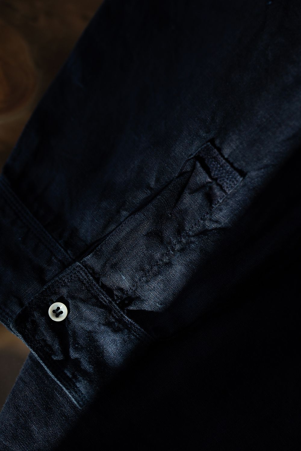 大麻シャツ 3(藍(濃))