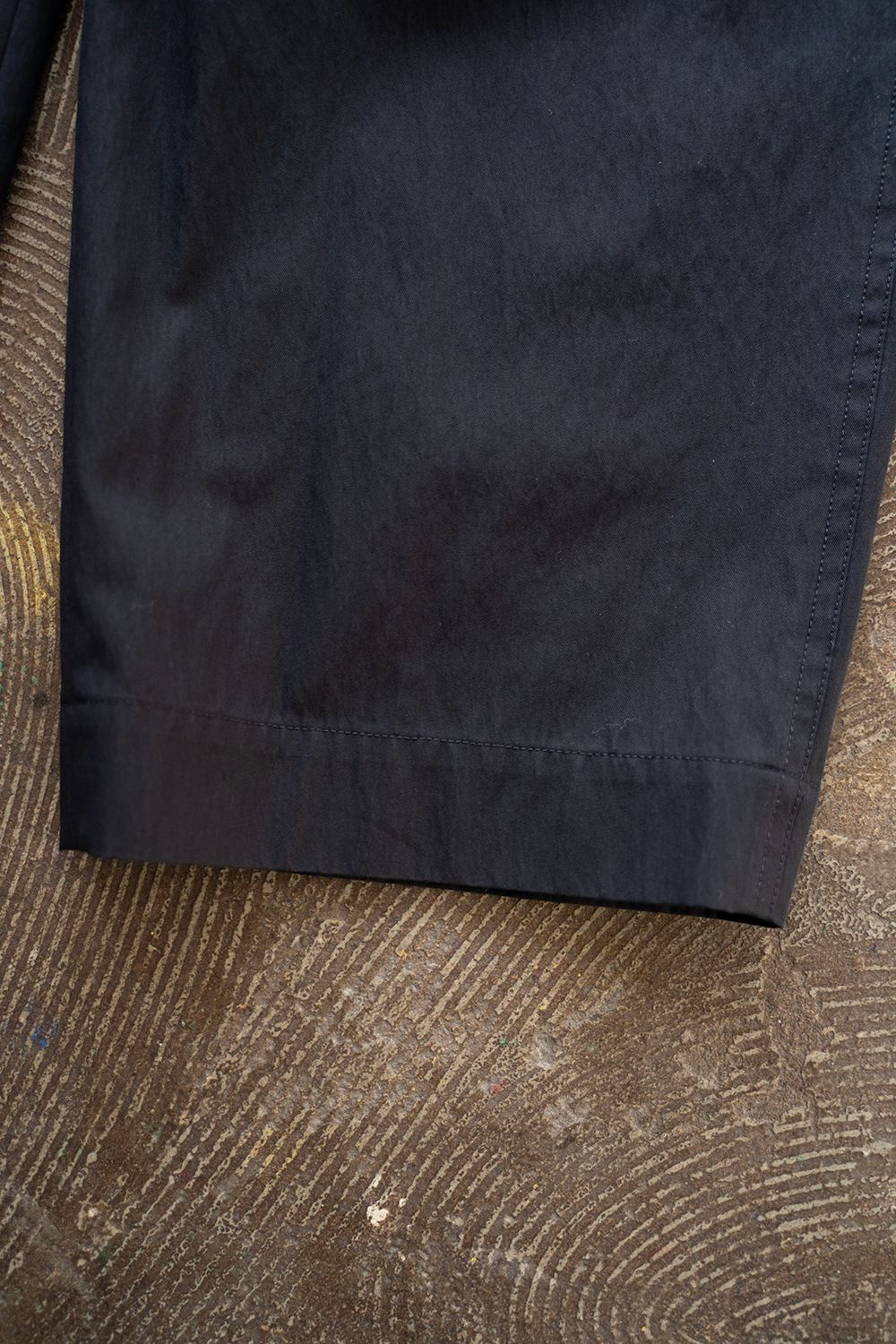 【ラスト1点】【24SS】2-Tack Cotton Nylon Baker Pants/2タックコットンナイロンベイカーパンツ(NAVY)