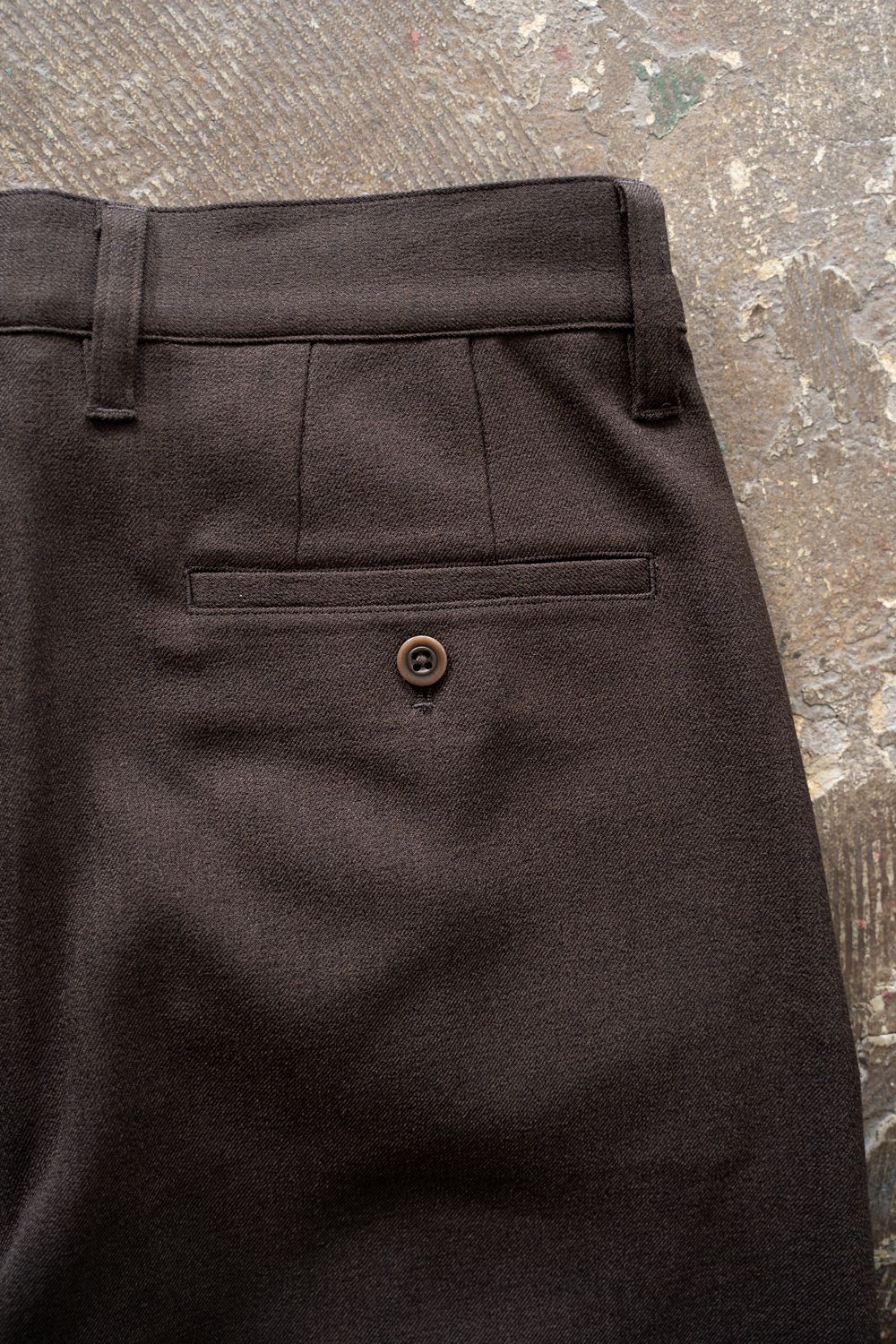 【ラスト1点】【25AW】2-Tack Wide Slacks/2タックワイドスラックス(BROWN)