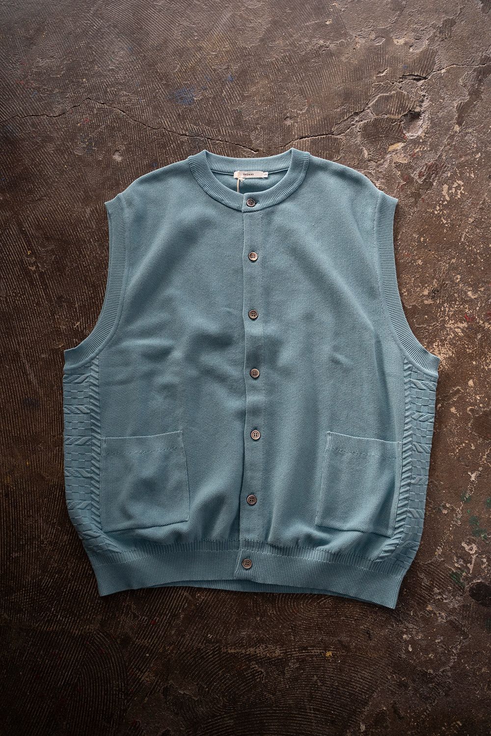 YASHIKI - 【24SS】Tsukushi Vest(SKY BLUE) | Salty