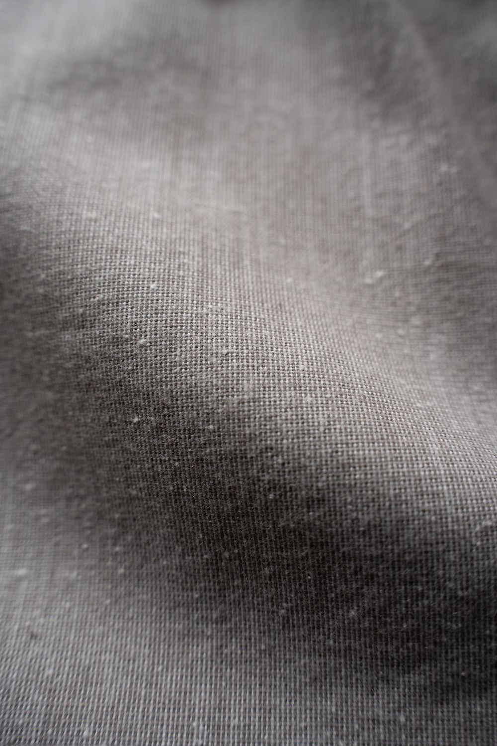 【26AW】コットン×シルクバンドカラーシャツ(GREY)