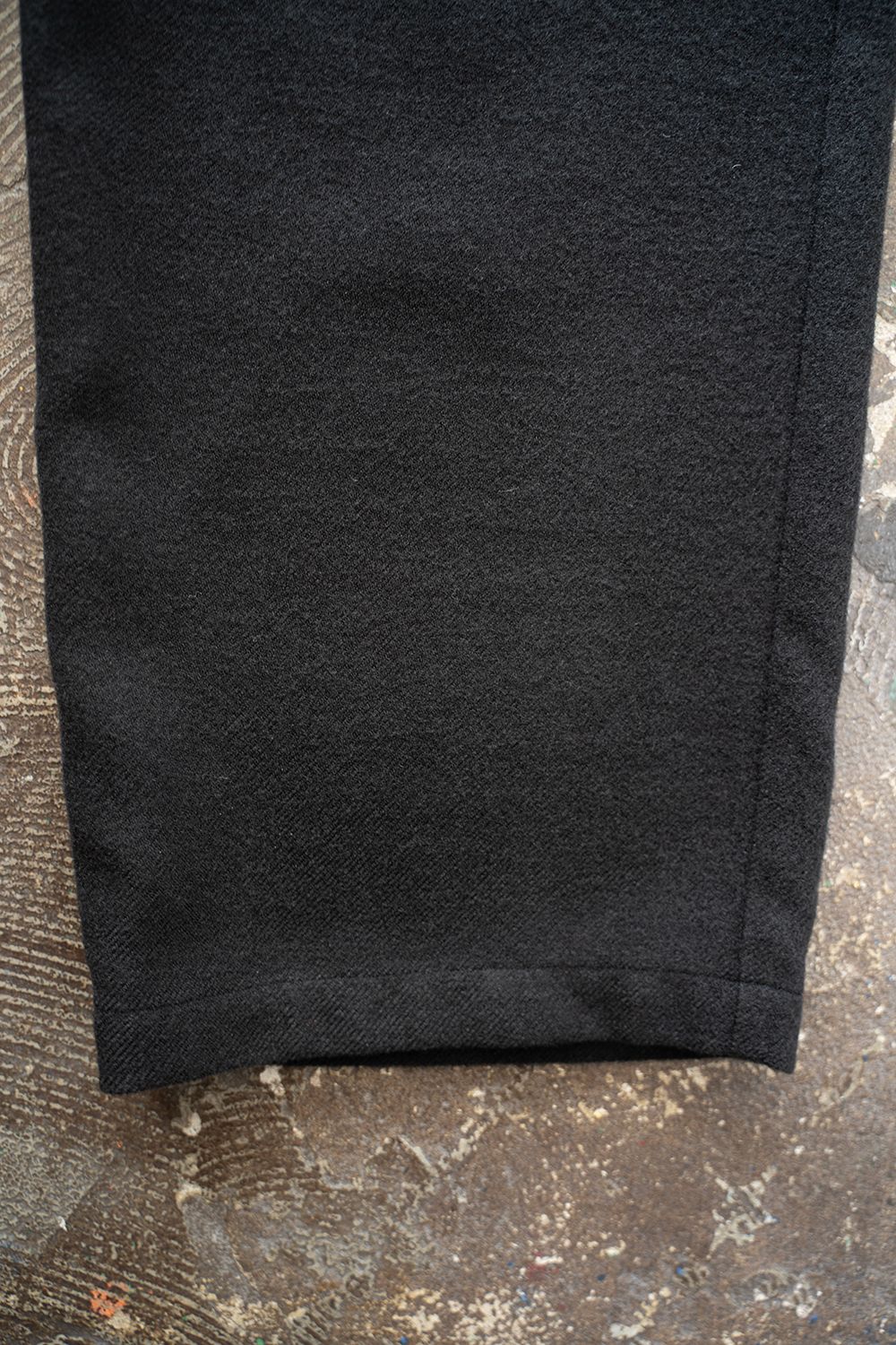 【25AW】2-Tack Wide Trousers/2タックワイドトラウザーズ(BLACK)