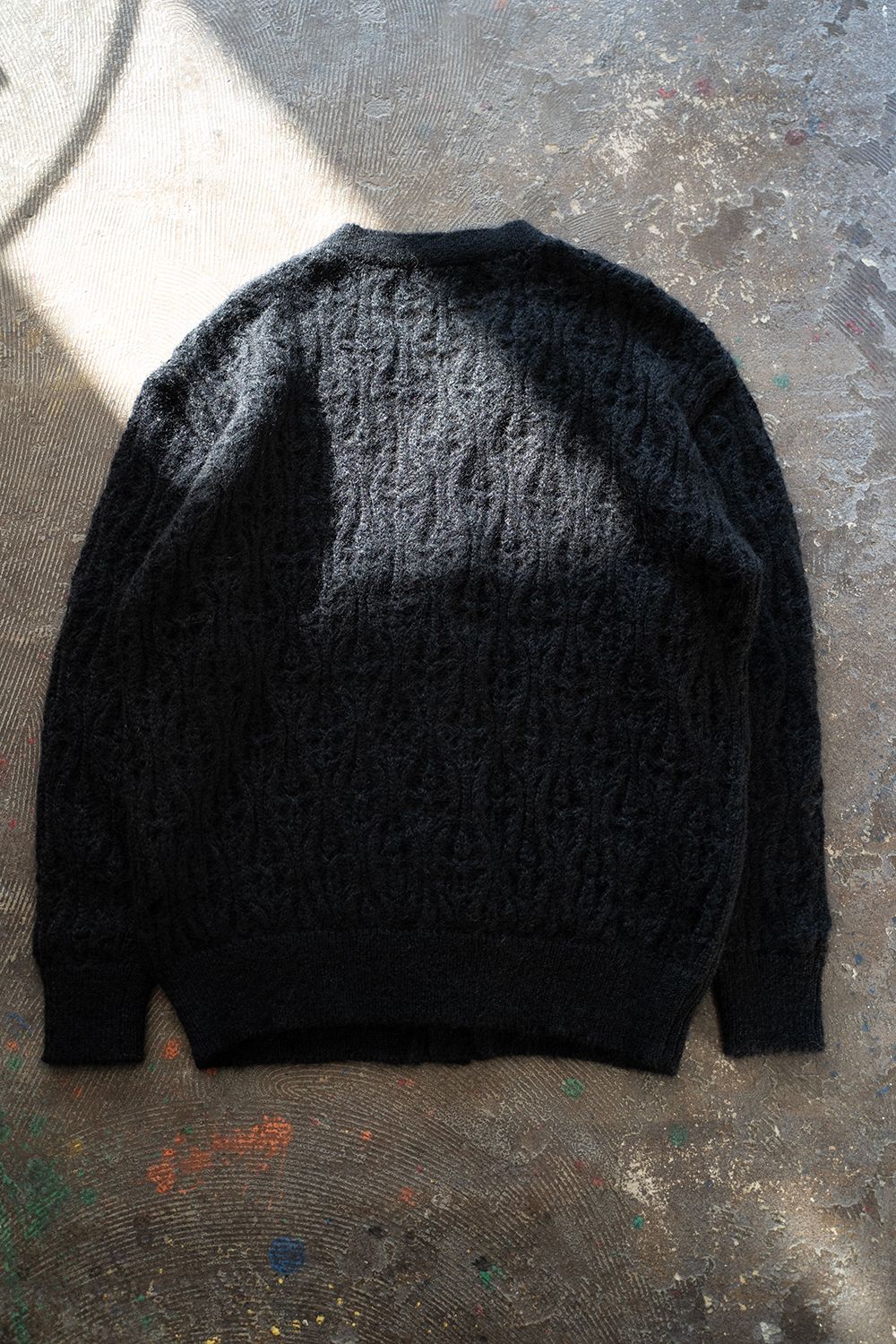【ラスト1点】【24AW】Melt Cardigan/メルトカーディガン(BLACK)