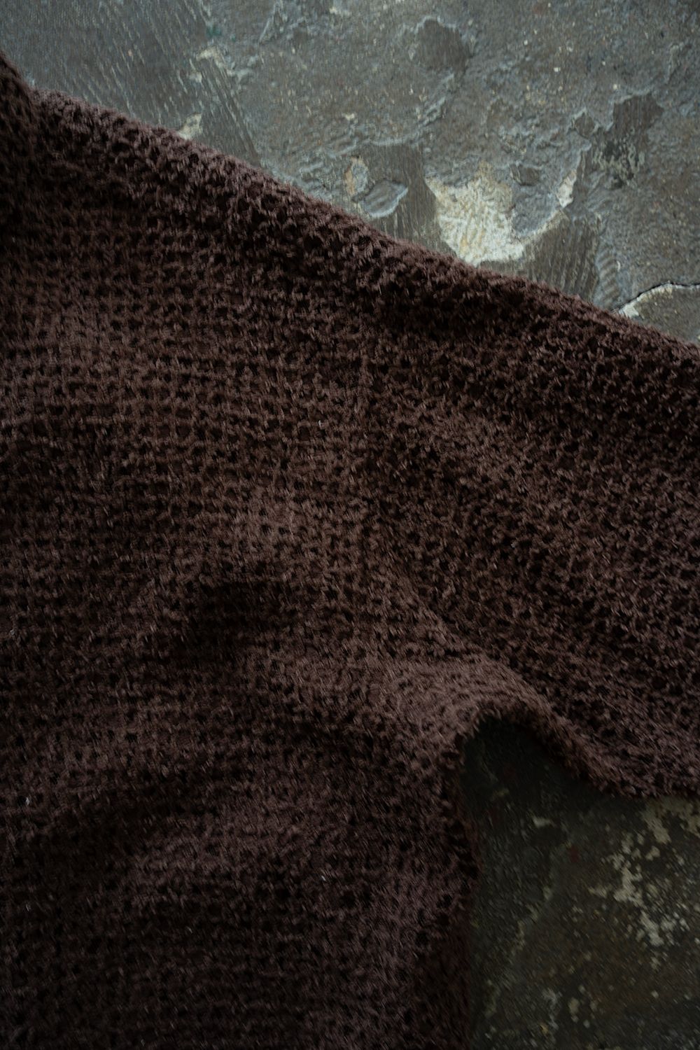 【ラスト1点】【26SS】Feather Lace Shirt/フェザーレースシャツ(BROWN)