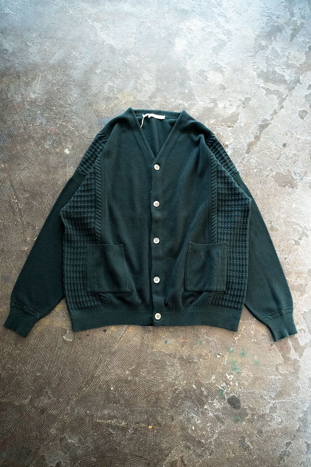 YASHIKI - 【ラスト1点】【22SS】Unabara Cardigan(GREEN) | Salty