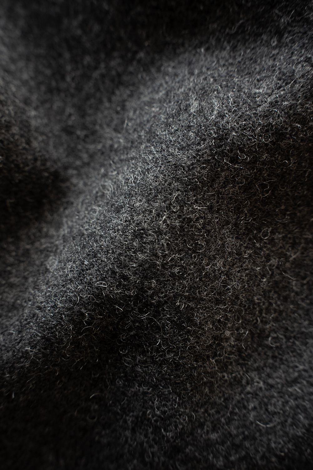 【26AW】ウール×ナイロンワンタックパンツ(GRAY)