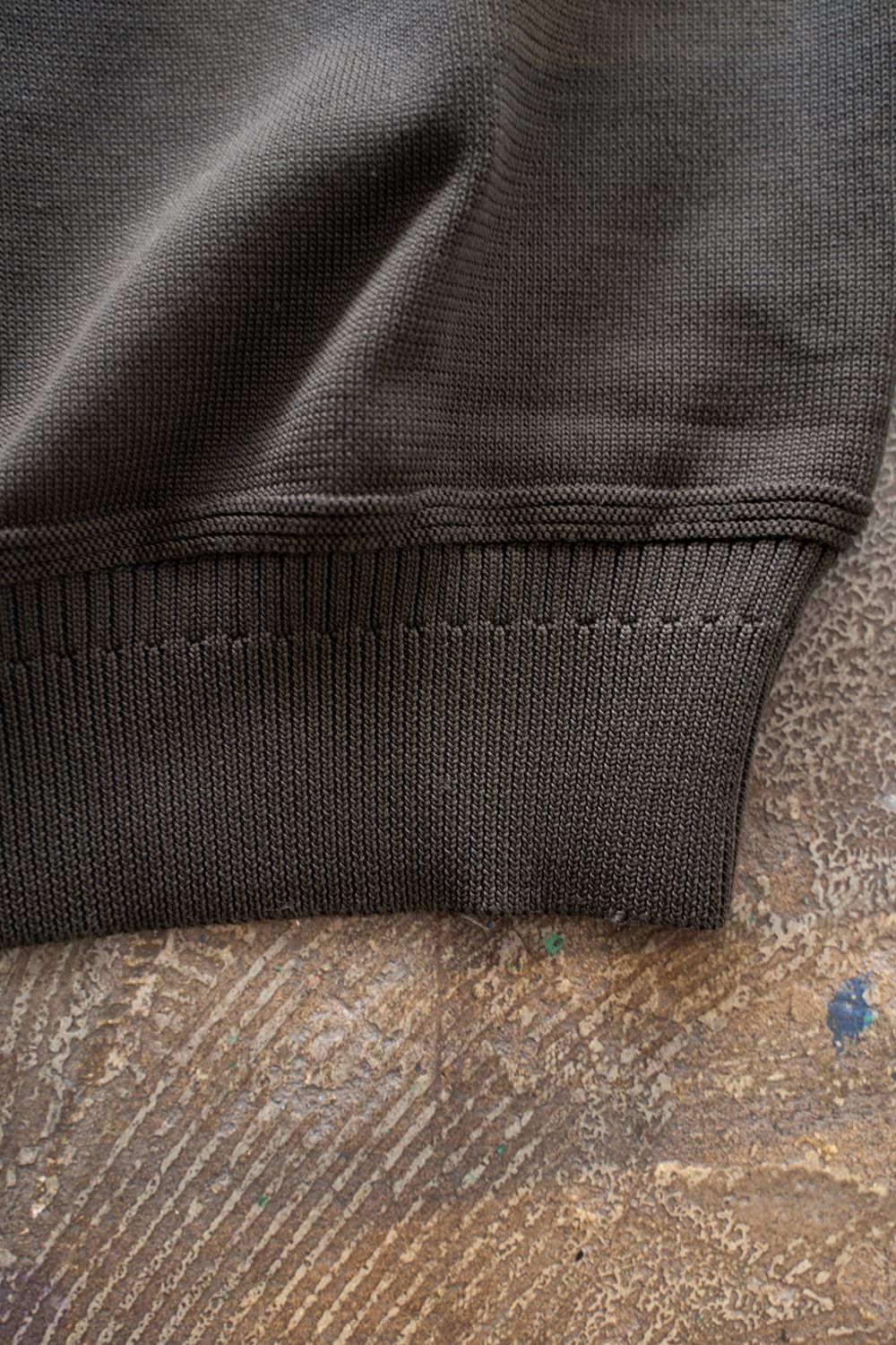 【ラスト1点】Yonaga Knit Polo(DARK BROWN)