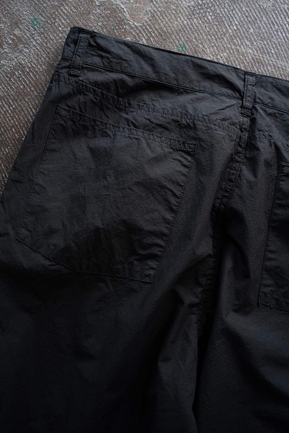 【26SS】ガーメントダイワンタックパンツ(INK BLACK)