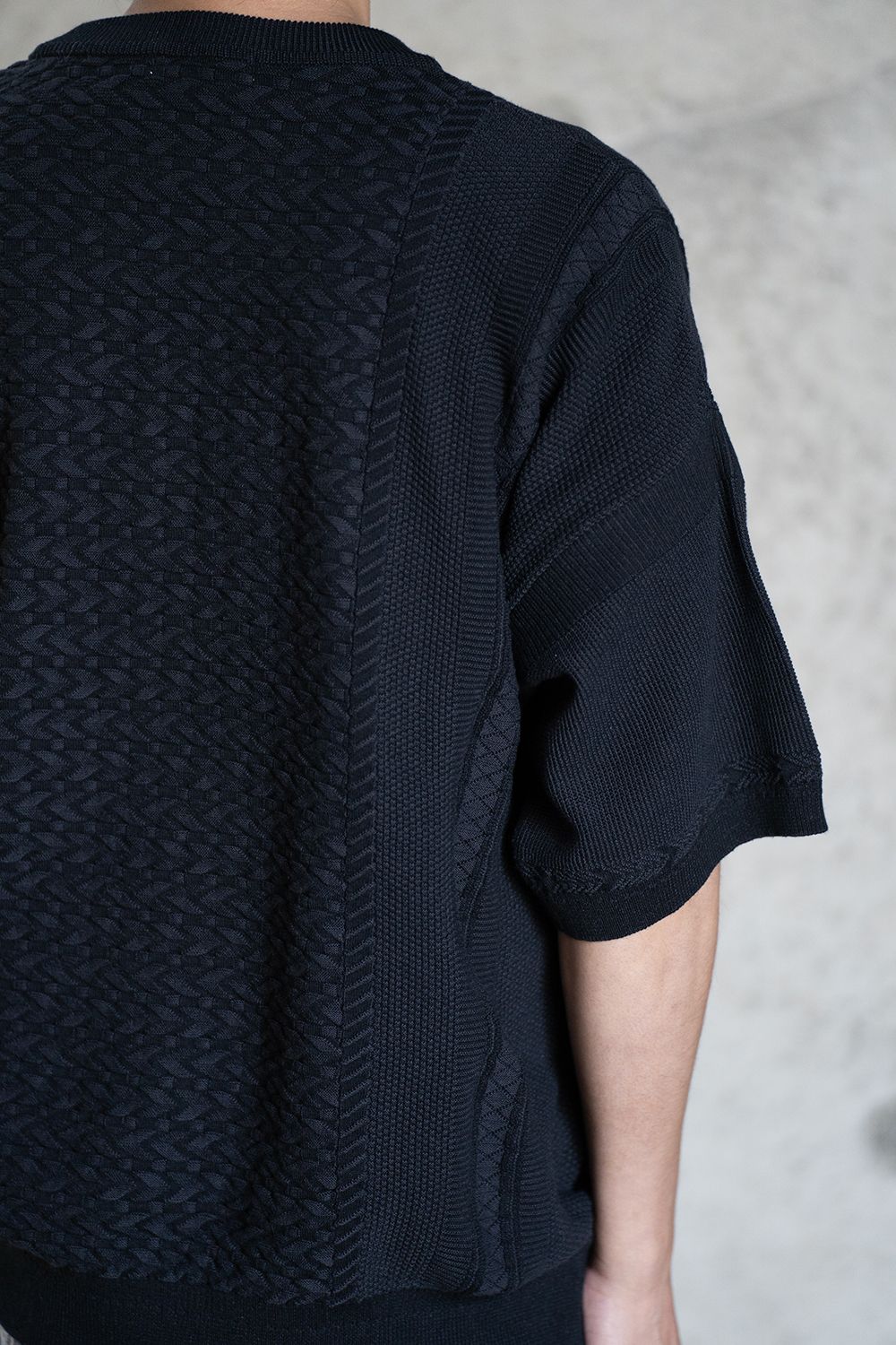 【ラスト1点】【24SS】Kusabue Knit(BLACK)