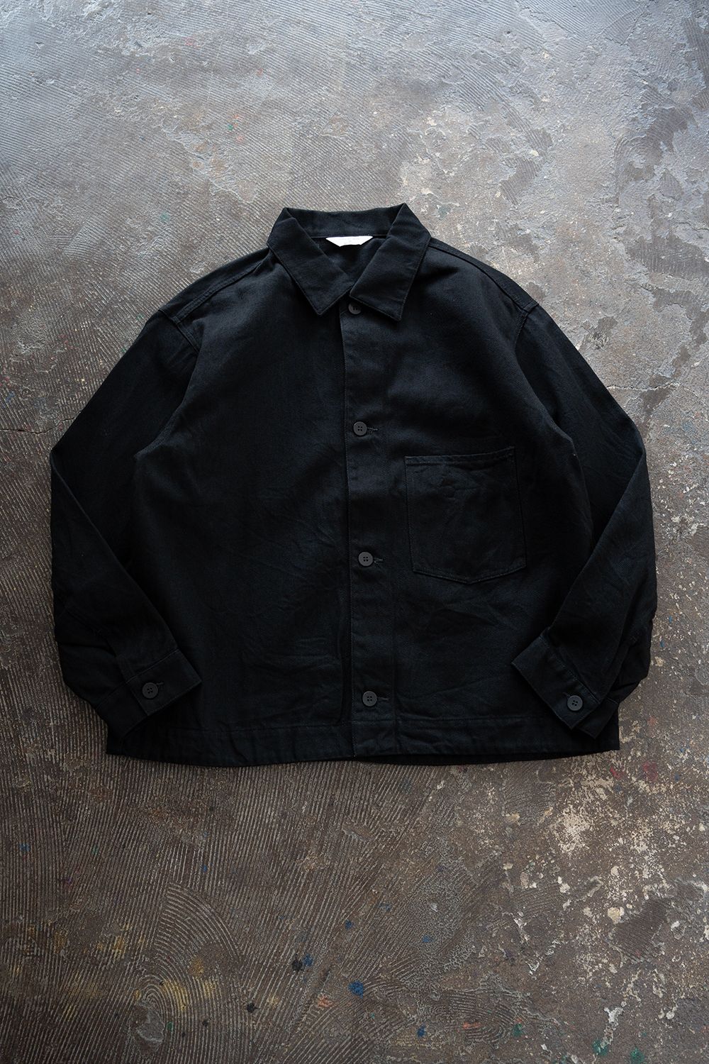 【26AW】12ozデニムブルゾン(BLACK)