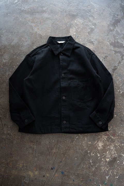 【26AW】12ozデニムブルゾン(BLACK)
