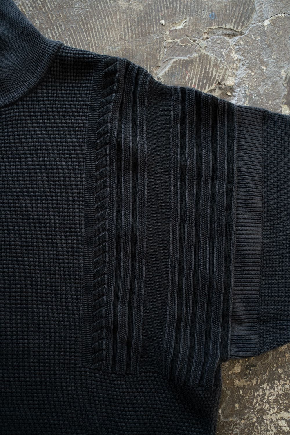 【25AW】Fuyushigure Half Zip Knit(DARK NAVY)