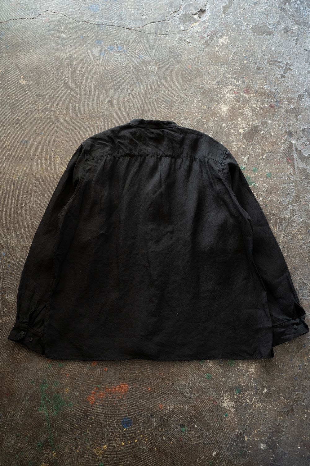 和紙大麻シャツ(黒)