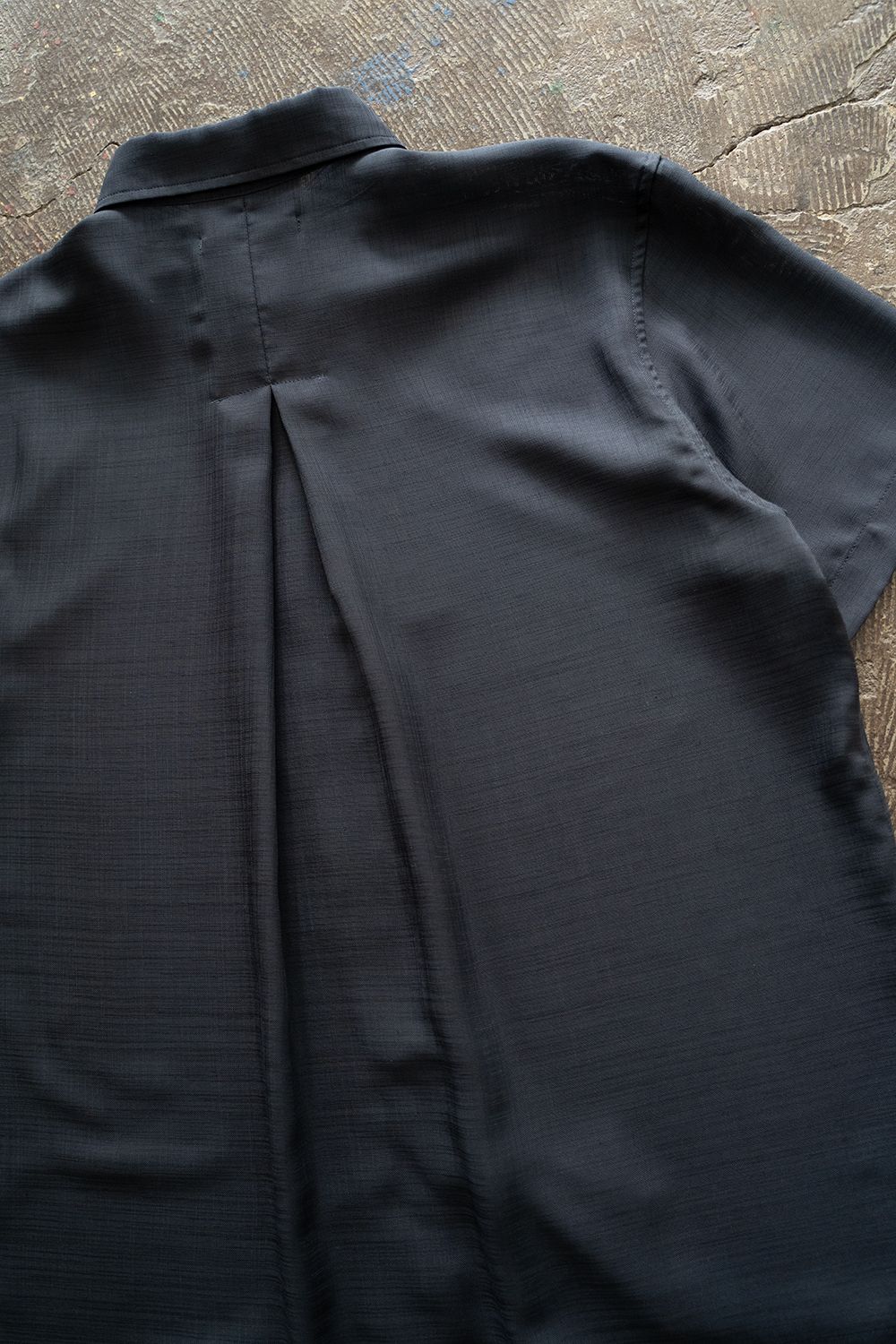 【ラスト1点】【25SS】Sheer Sharkskin SS Shirt/シアーシャークスキンシャツ(NAVY)