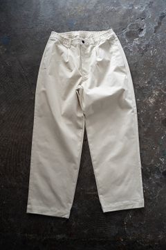 【ラスト1点】【22AW】ピーチ起毛イージーパンツ(ECRU)