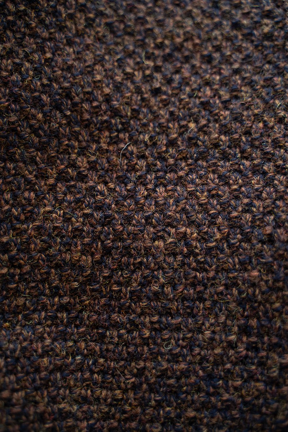 【25AW】5Gニットジップブルゾン(MELANGE BROWN)