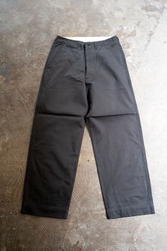 【ラスト1点】スビンコットンウエポンチノパンツ(BLACK)