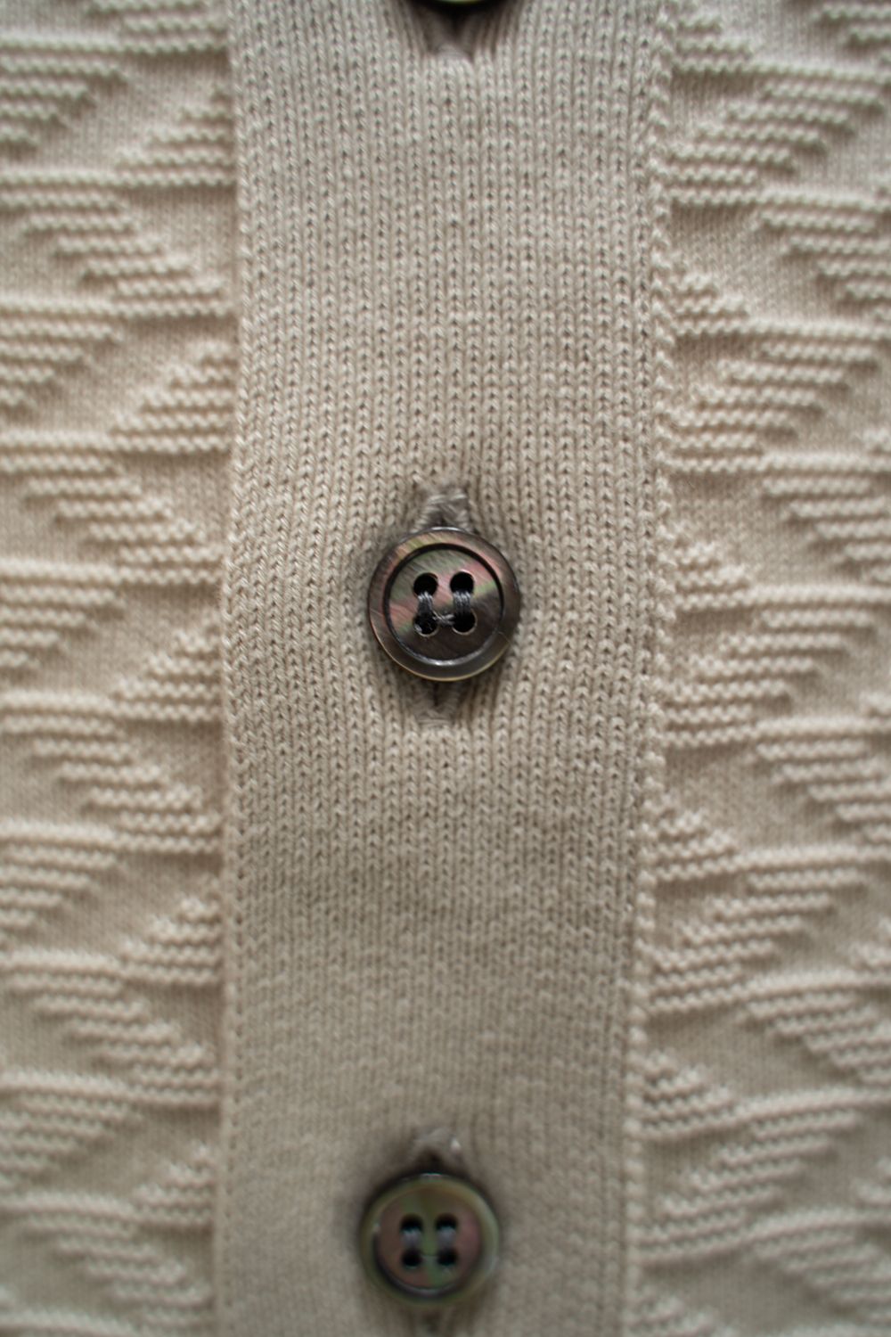 【ラスト1点】Harukaze Henley Knit(IVORY)