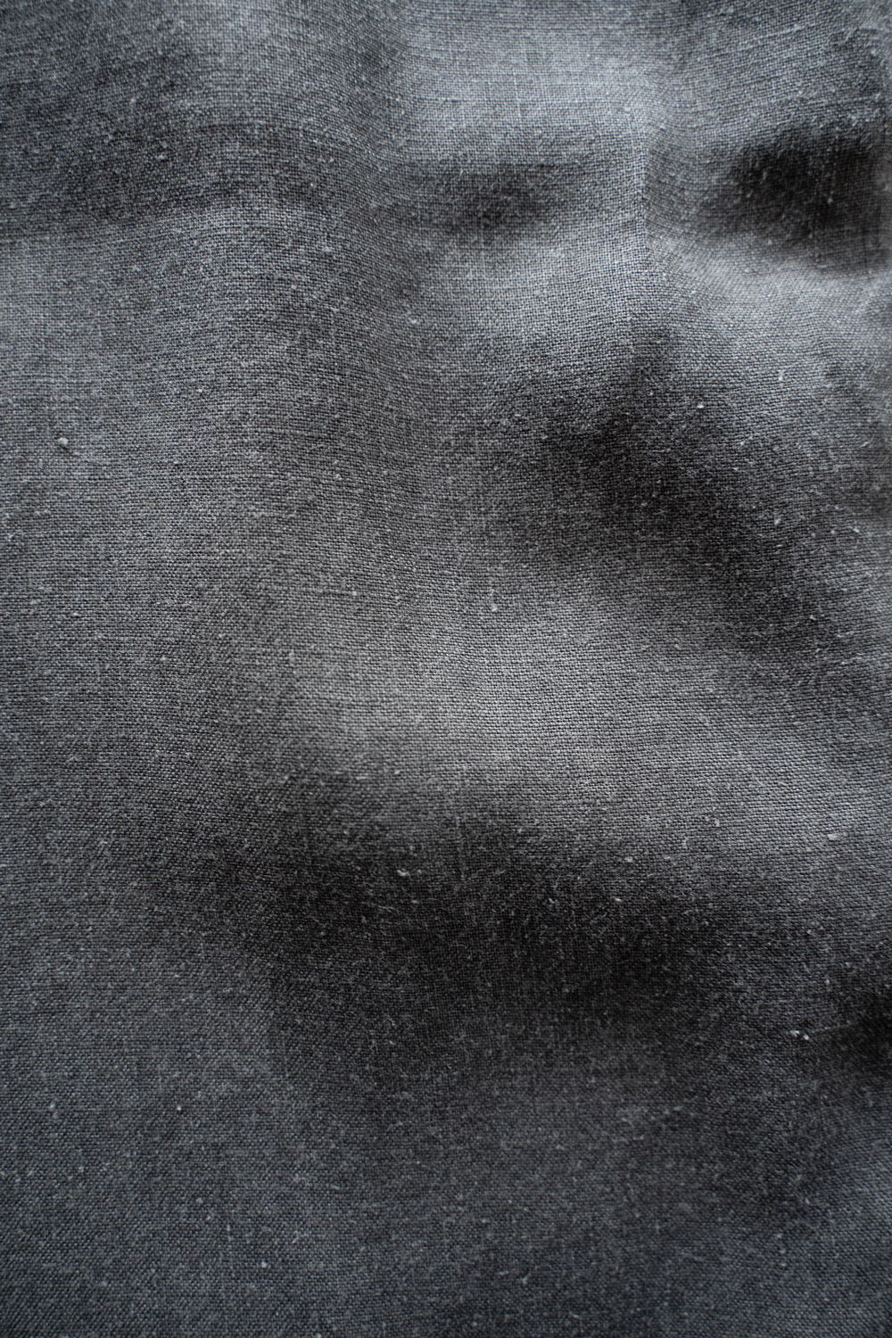 大麻ワイドパンツ(薄炭)