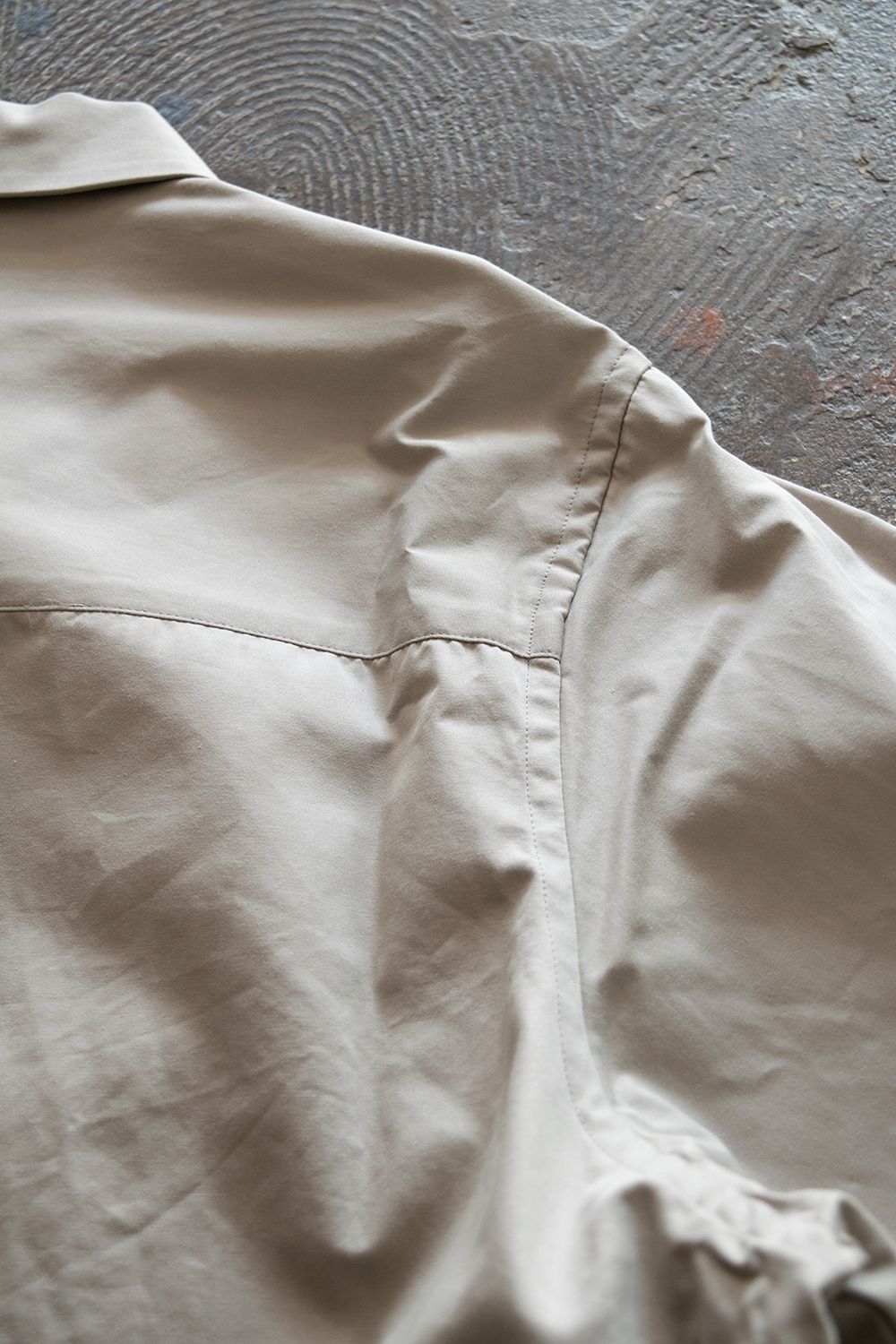 【ラスト1点】【20AW】Box Placket Overshirt(BEIGE)