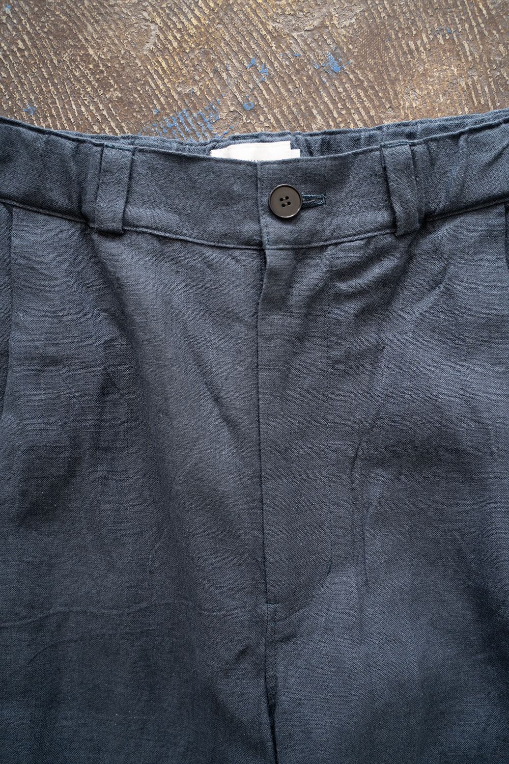 【ラスト1点】【24SS】リネン×ラミーハーフパンツ(INDIGO BLUE)