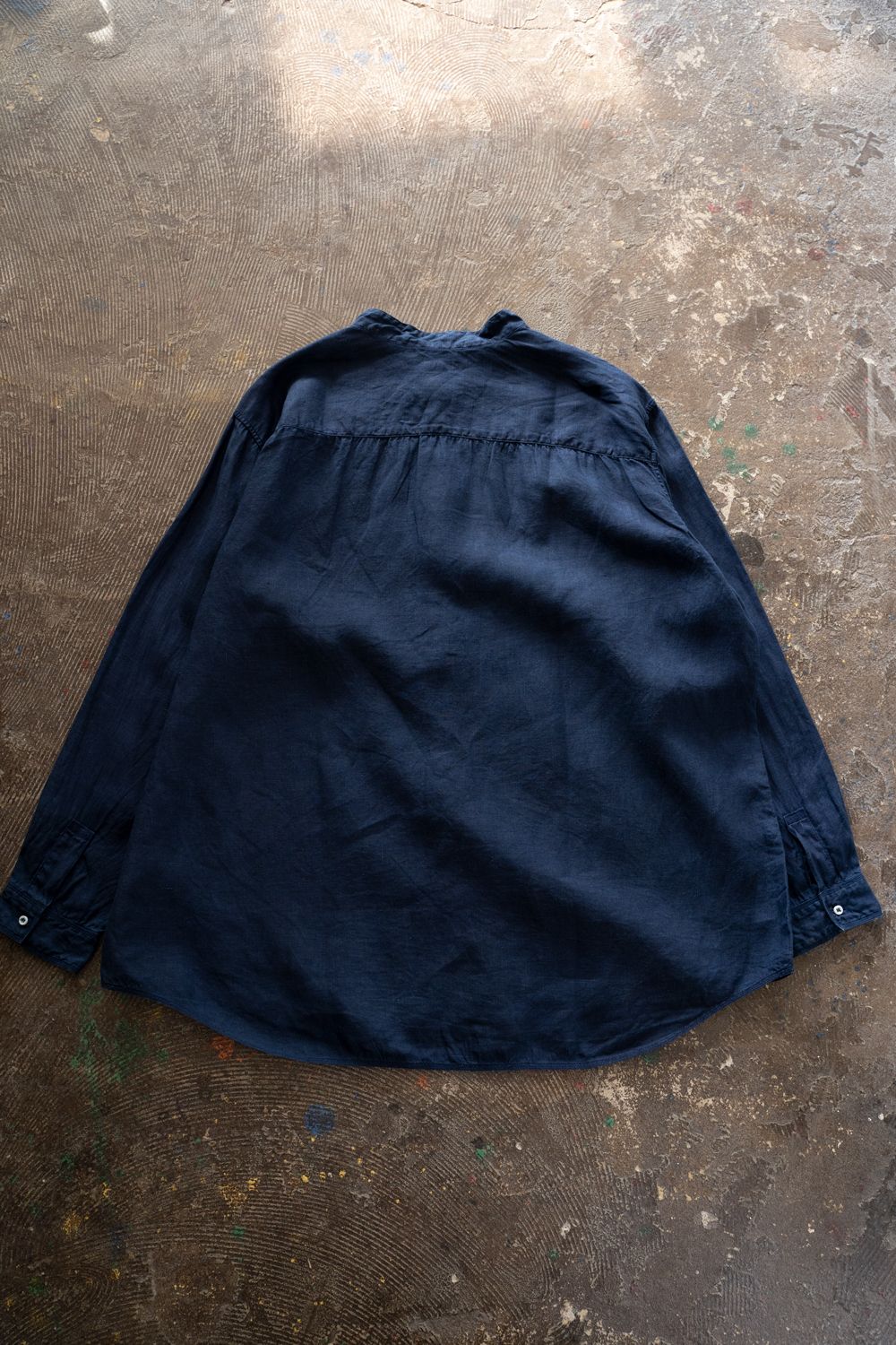 大麻シャツ 3(藍(濃))