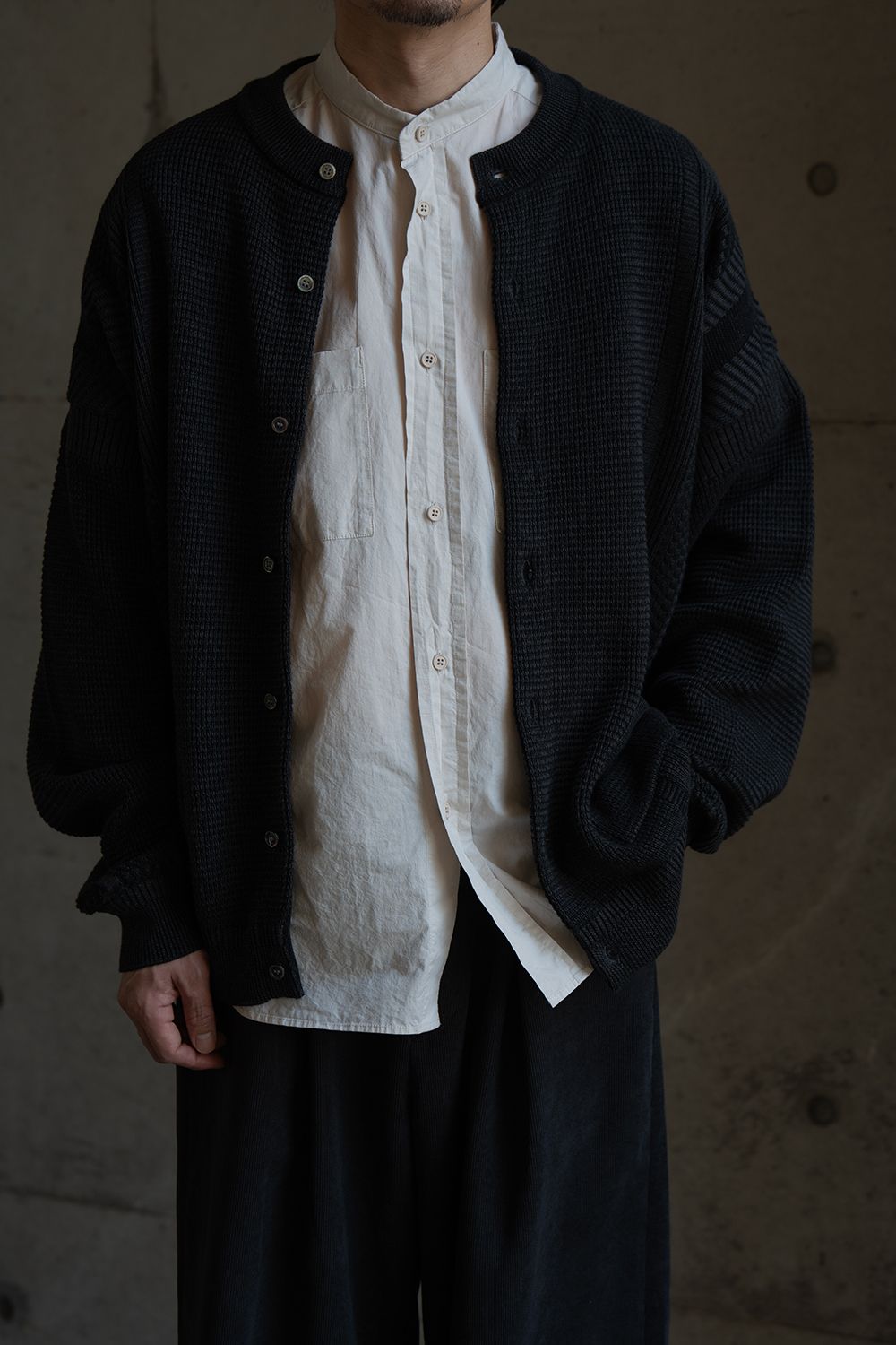 【26AW】Shinryo Cardigan(BLACK)