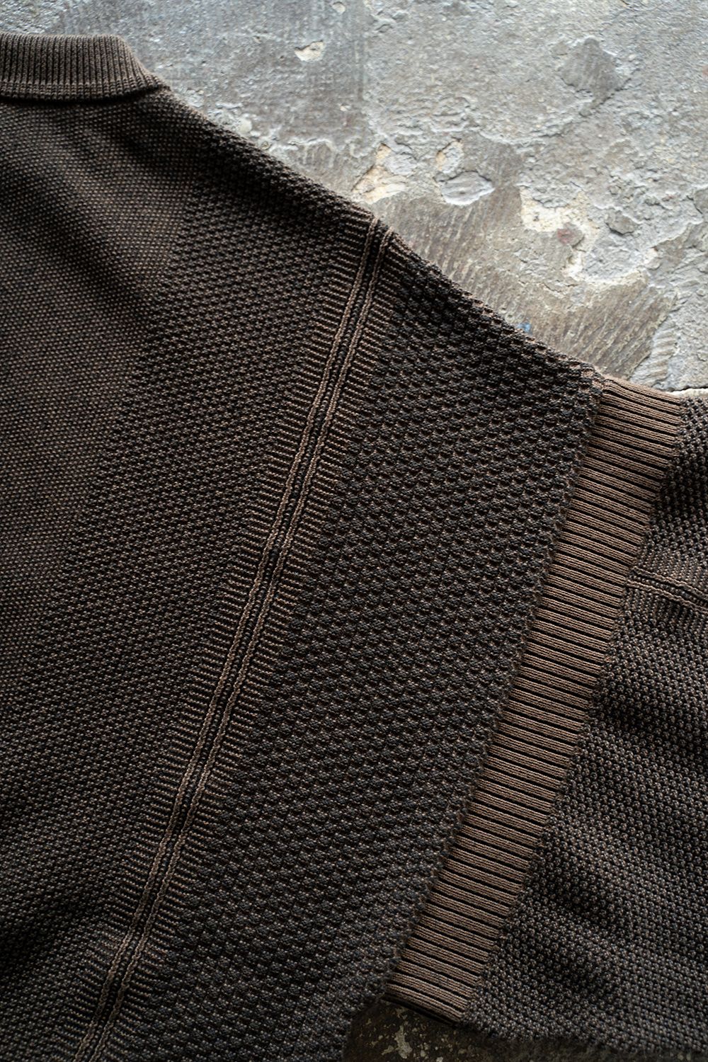 YASHIKI - 【ラスト1点】【25SS】Seihaku Knit(BROWN) | Salty YASHIKI - 【ラスト1点】【25SS】Seihaku Knit(BROWN) | Salty